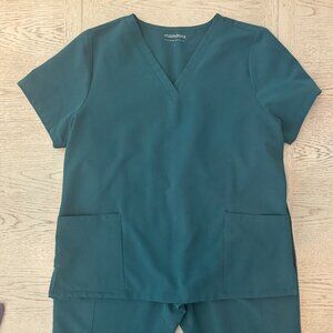 Mandala Scrub Set (Caribbean Blue)